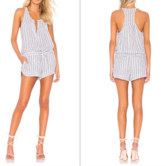 Rails brand Jette Romper in Manchester Stripe - Picture 2 of 12